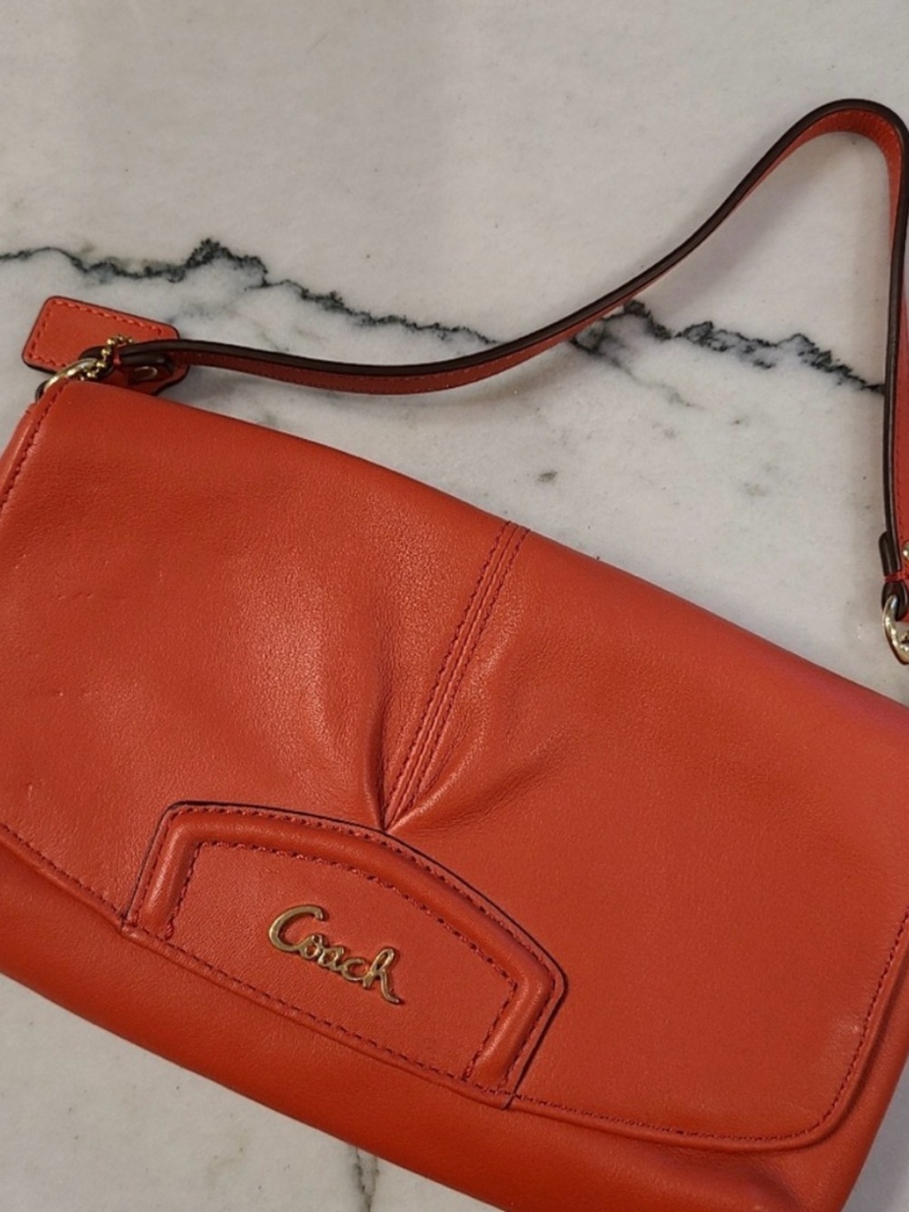 Coach Leather Wristlet